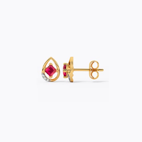 Pearlina Gemstone Stud Earrings Pearlina Gemstone Stud Earrings