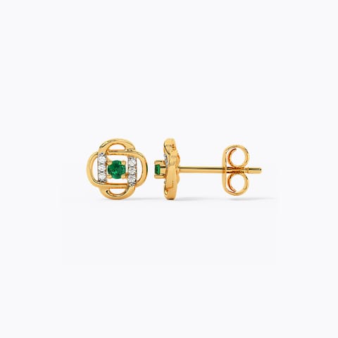 IntraLink Bud Gemstone Stud Earrings IntraLink Bud Gemstone Stud Earrings