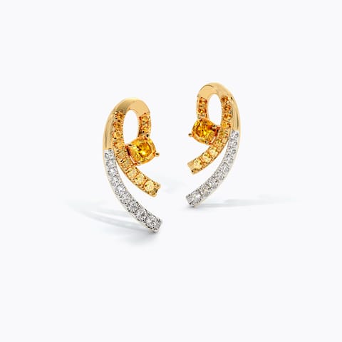Mellow Yellow Gemstone Stud Earrings Mellow Yellow Gemstone Stud Earrings