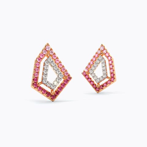 Scarlet Embers Gemstone Stud Earrings Scarlet Embers Gemstone Stud Earrings