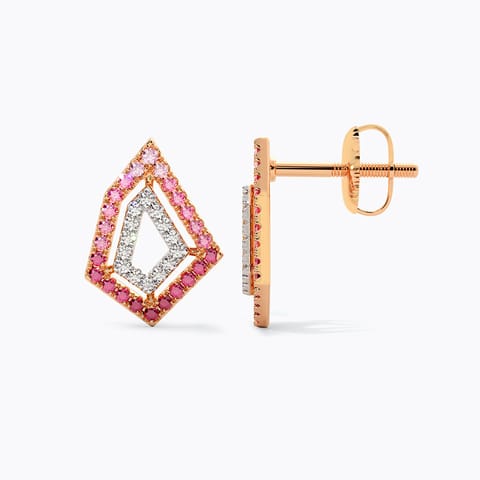 Scarlet Embers Gemstone Stud Earrings Scarlet Embers Gemstone Stud Earrings