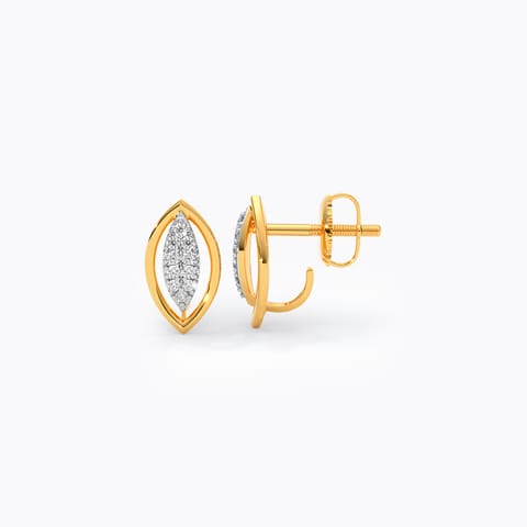 Marquise Mirage Diamond Hoop Earrings Marquise Mirage Diamond Hoop Earrings