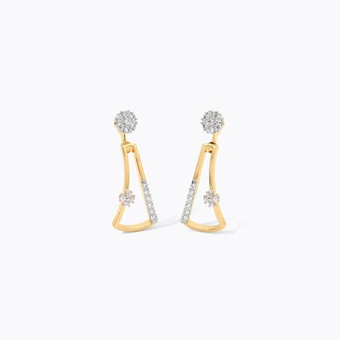 Gleam Gala Diamond Drop Earrings