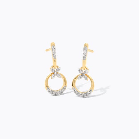 Verite Diamond Drop Earrings