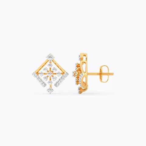 Alicia Diamond Stud Earrings Alicia Diamond Stud Earrings