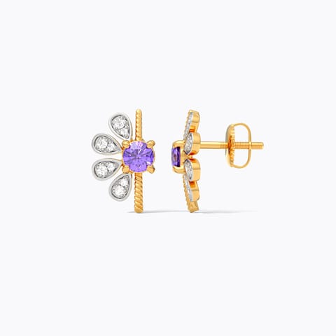 Firelight Spark Gemstone Stud Earrings Firelight Spark Gemstone Stud Earrings