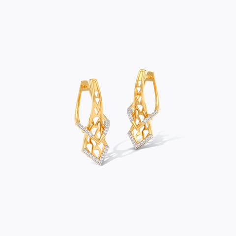 Noir Links Diamond Drop Earrings Noir Links Diamond Drop Earrings