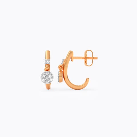 Nivra Diamond Hoop Earrings Nivra Diamond Hoop Earrings