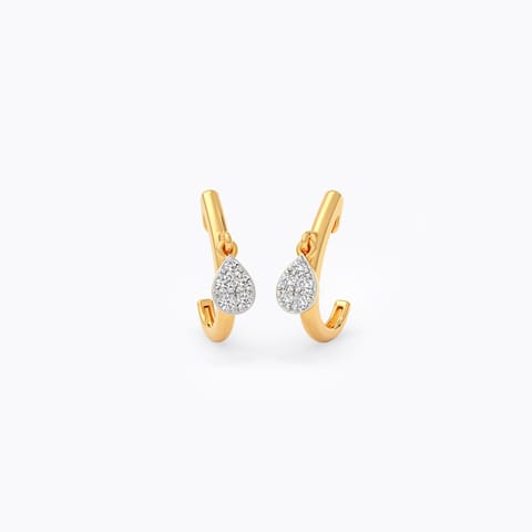 Sarelle Diamond Hoop Earrings Sarelle Diamond Hoop Earrings