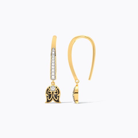 Bistre Diamond Drop Earrings Bistre Diamond Drop Earrings