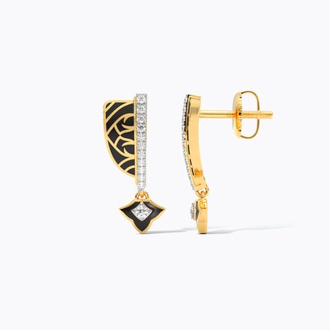 Raven Diamond Drop Earrings Raven Diamond Drop Earrings