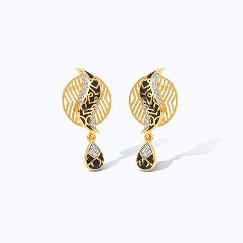 Golden Dusk Diamond Drop Earrings Golden Dusk Diamond Drop Earrings