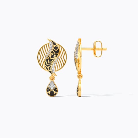 Golden Dusk Diamond Drop Earrings Golden Dusk Diamond Drop Earrings
