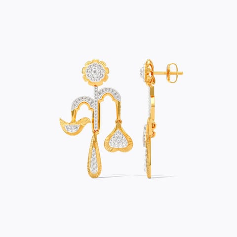 Swaying Treasures Diamond Drop Earrings