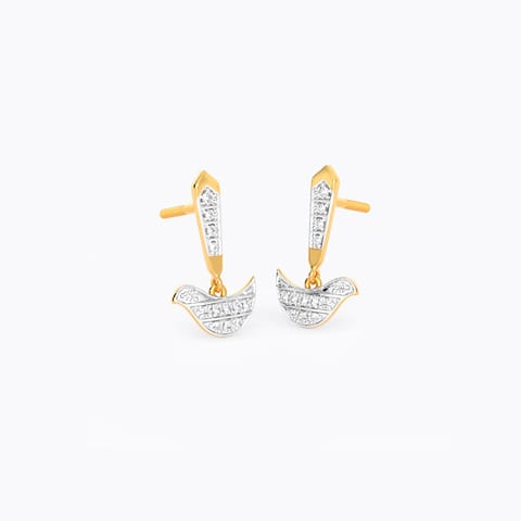 Sway Birdie Diamond Drop Earrings Sway Birdie Diamond Drop Earrings