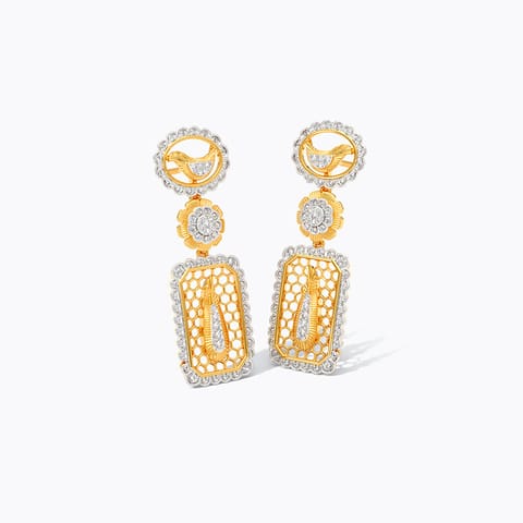 Sandook Tales Diamond Drop Earrings Sandook Tales Diamond Drop Earrings