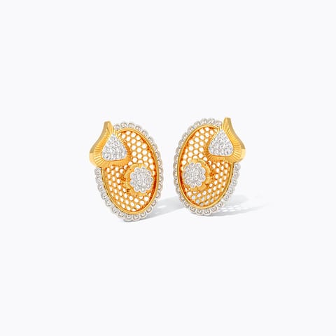 Gul Jharokha Diamond Stud Earrings Gul Jharokha Diamond Stud Earrings