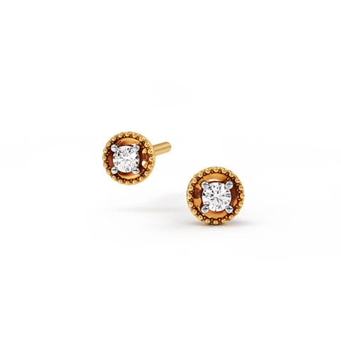 Cutwork Diamond Stud Earrings Cutwork Diamond Stud Earrings