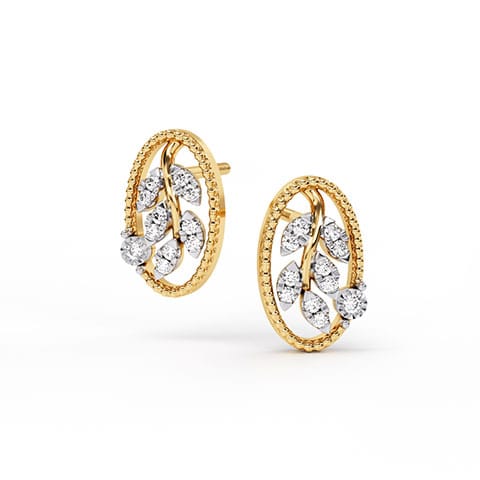 Grace Diamond Stud Earrings Grace Diamond Stud Earrings