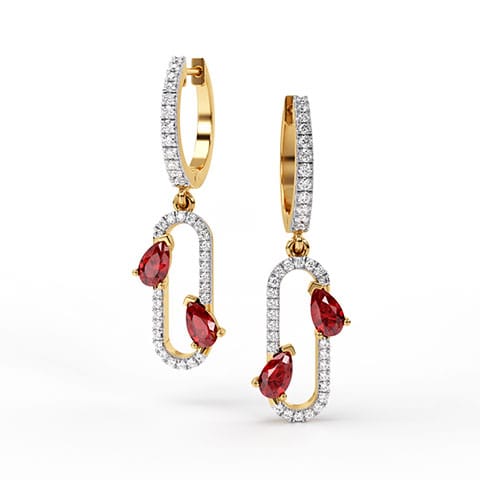 Grette Gemstone Drop Earrings Grette Gemstone Drop Earrings