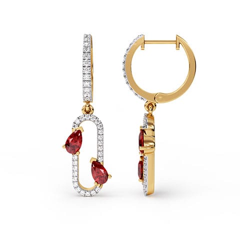 Grette Gemstone Drop Earrings Grette Gemstone Drop Earrings