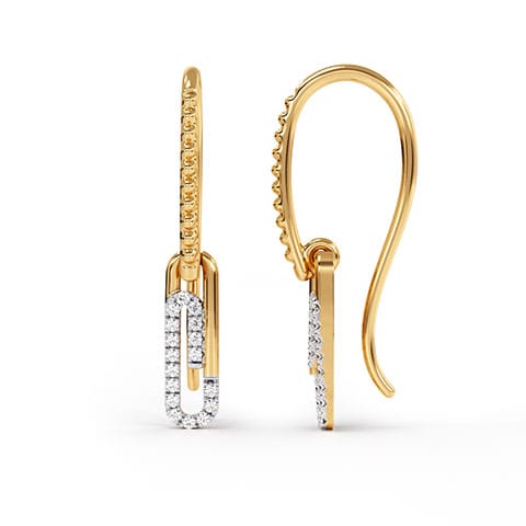 Celeste Swirl Diamond Earrings