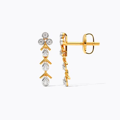 Aurique Diamond Drop Earrings Aurique Diamond Drop Earrings