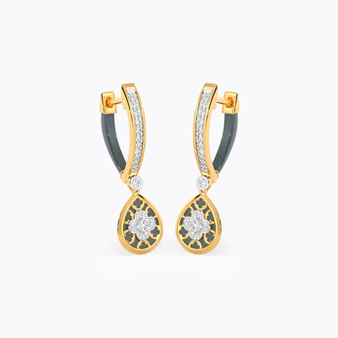 Skyra Diamond Hoop Earrings Skyra Diamond Hoop Earrings