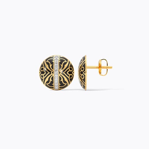 Noir Diamond Stud Earrings Noir Diamond Stud Earrings
