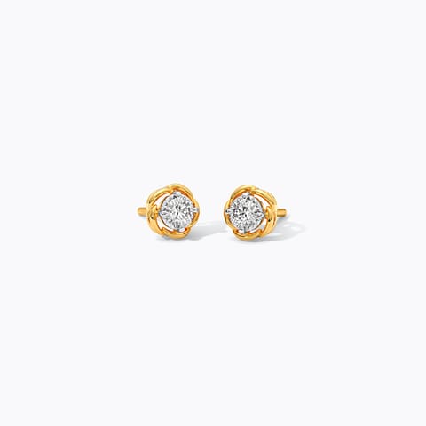 Rosette Diamond Stud Earrings Rosette Diamond Stud Earrings