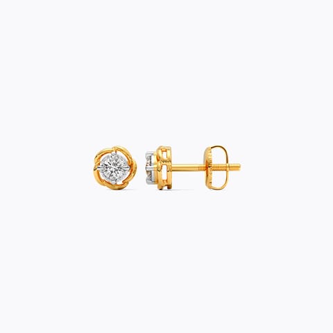 Rosette Diamond Stud Earrings Rosette Diamond Stud Earrings