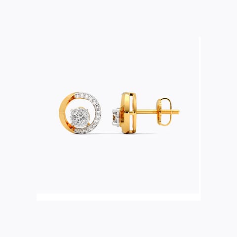 Halo Orb Diamond Stud Earrings Halo Orb Diamond Stud Earrings