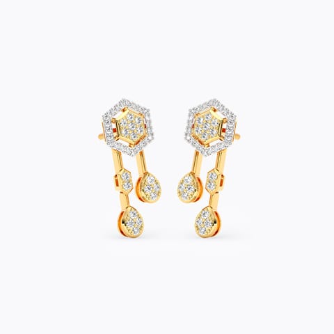 Shimmering Night Diamond Drop Earrings Shimmering Night Diamond Drop Earrings