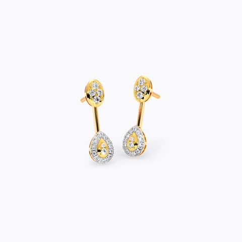 Celestial Beauty Diamond Drop Earrings