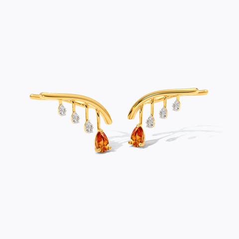 Droplets Gemstone Ear Cuffs Droplets Gemstone Ear Cuffs