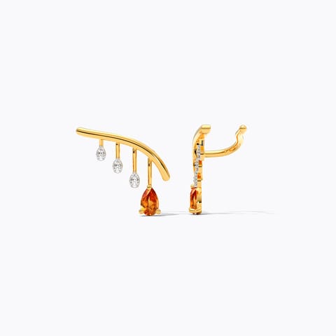 Droplets Gemstone Ear Cuffs Droplets Gemstone Ear Cuffs