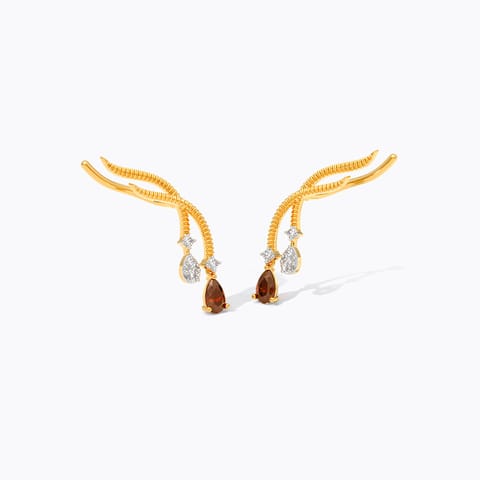 Melting Ice Gemstone Ear Cuffs Melting Ice Gemstone Ear Cuffs