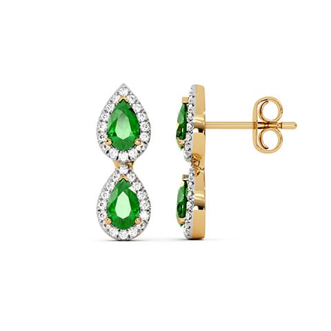 Bridging Moments Gemstone Stud Earrings