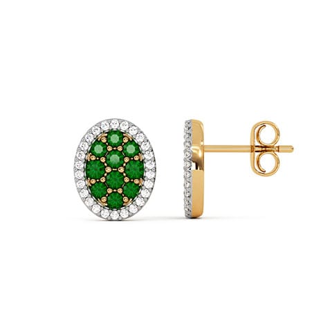 Purest Path of Light Gemstone Stud Earrings Purest Path of Light Gemstone Stud Earrings