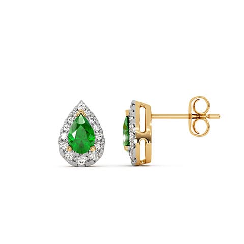 Sapphire Cascade Gemstone Stud Earrings Sapphire Cascade Gemstone Stud Earrings