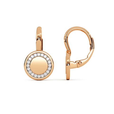 Enchanted Petal Diamond Hoop Earrings Enchanted Petal Diamond Hoop Earrings