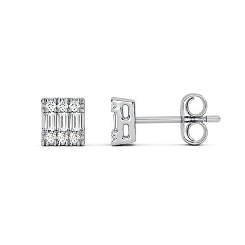 Ice Bar Diamond Stud Earrings Ice Bar Diamond Stud Earrings
