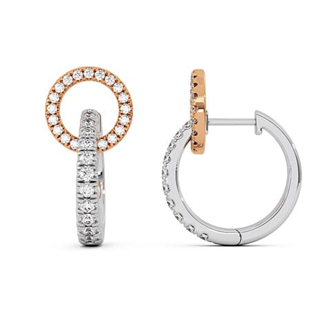 Fluidity Loops Diamond Drop Earrings Fluidity Loops Diamond Drop Earrings