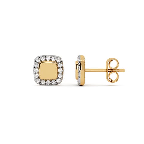 Desert Sands Halo Diamond Stud Earrings Desert Sands Halo Diamond Stud Earrings