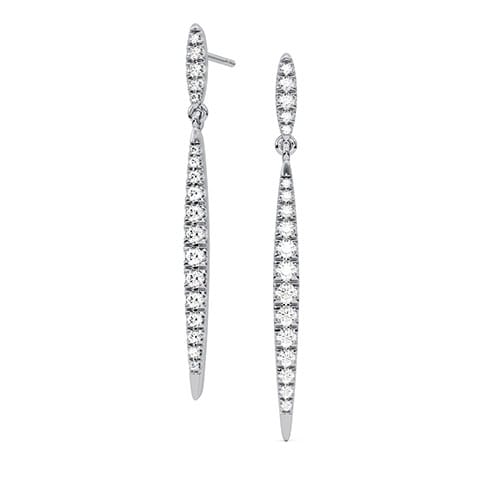 Sleek Architectural Diamond Stud Earrings Sleek Architectural Diamond Stud Earrings