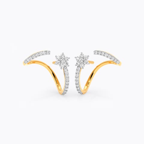 7 Stone Diamond Ear Cuffs