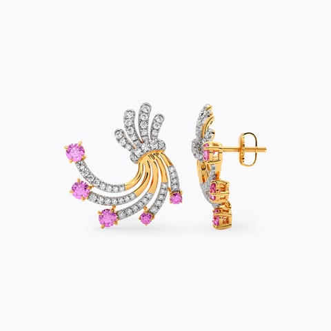 Whirlwind Gemstone Stud Earrings Whirlwind Gemstone Stud Earrings