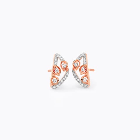 Traid Fall Diamond Stud Earrings Traid Fall Diamond Stud Earrings
