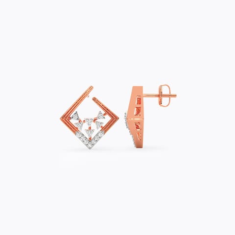 Kite Mosaic Diamond Stud Earrings Kite Mosaic Diamond Stud Earrings