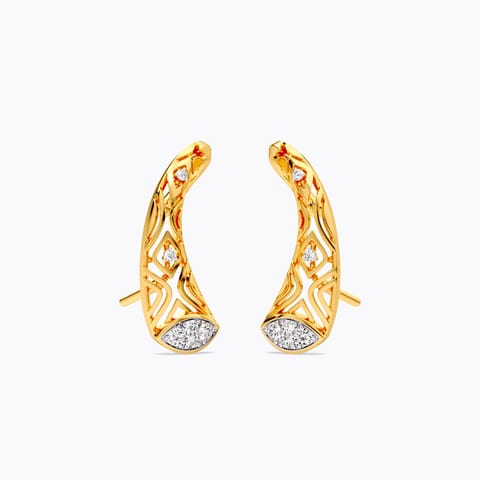 Mosaic Diamomd Ear Cuffs